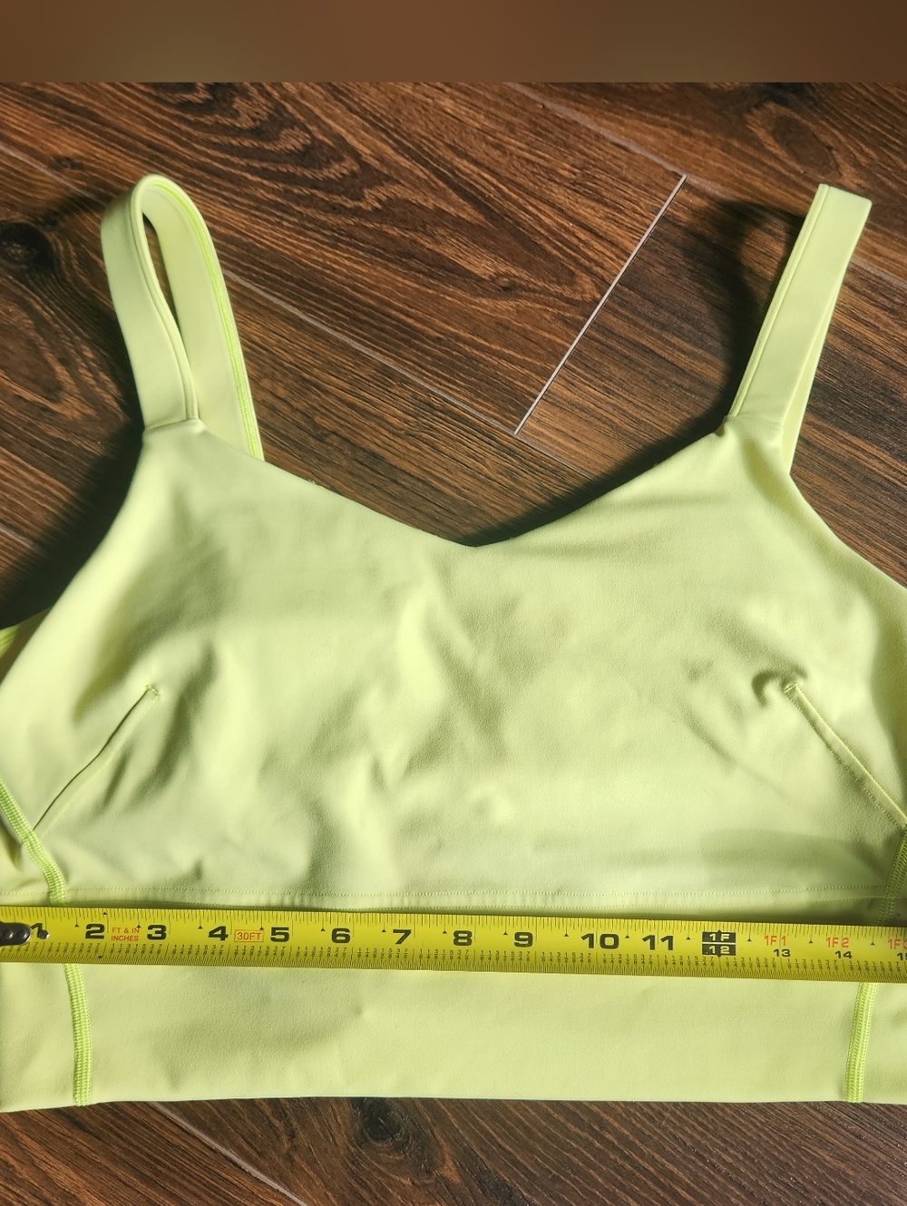 Lululemon Lime Green Sports Bra Top - Picture 4 of 8